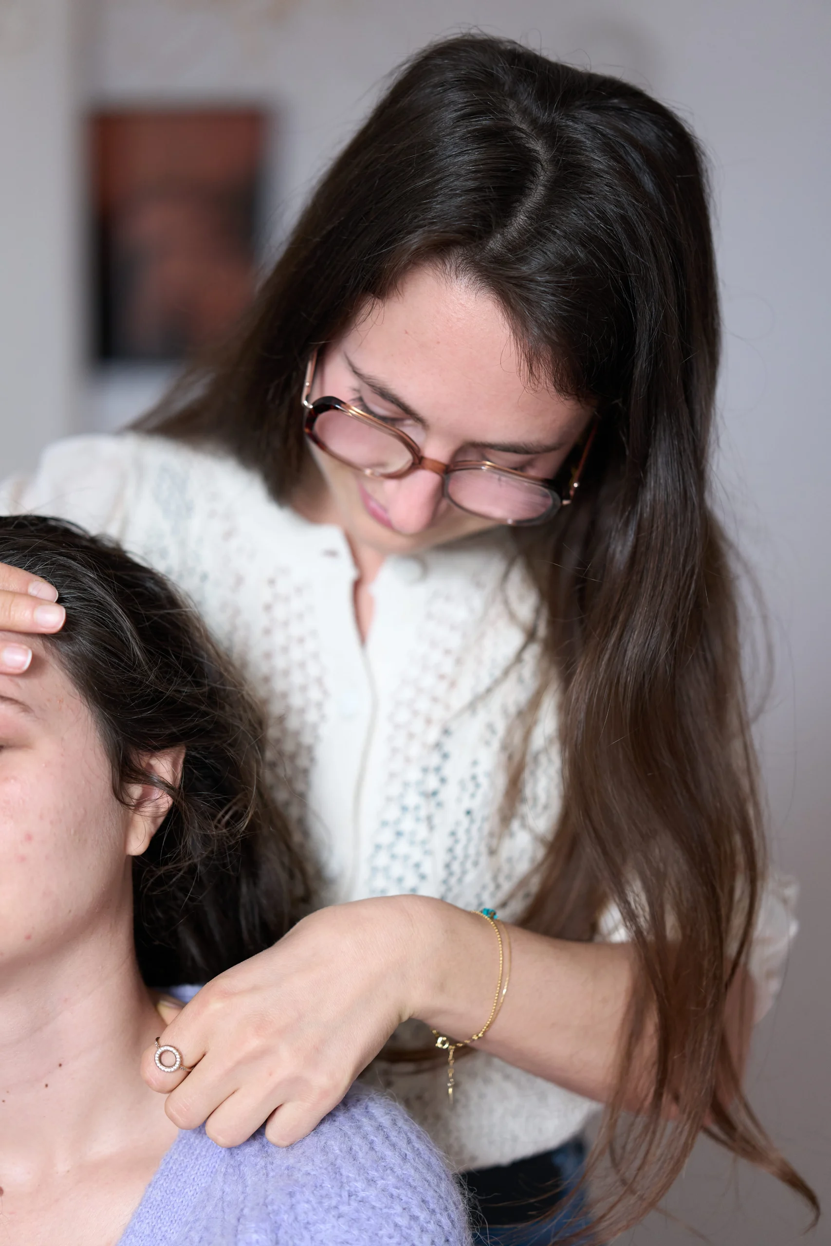 Massage de la tête pour lâcher prise en douceur et évacuer le stress